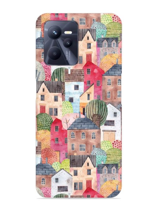 Abstract Seamless Pattern Snap Case for Realme C35 Zapvi