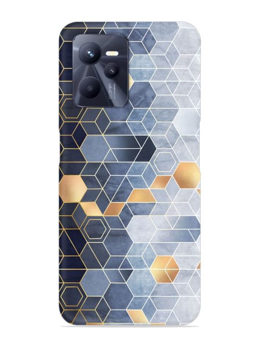 Geometric Abstraction Hexagons Snap Case for Realme C35