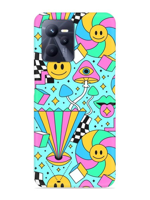 Trippy Rainbow 60S Snap Case for Realme C35