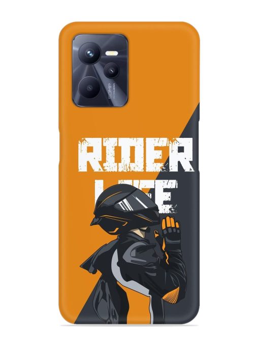 Rider Life Snap Case for Realme C35 Zapvi