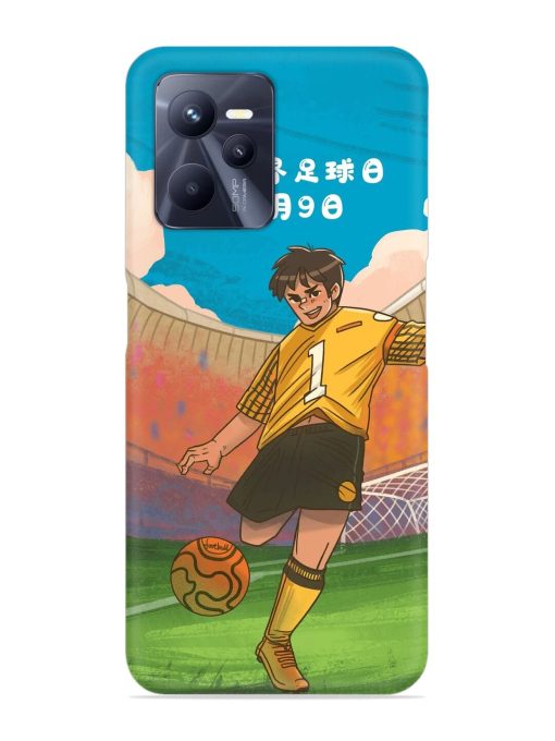 Soccer Kick Snap Case for Realme C35 Zapvi