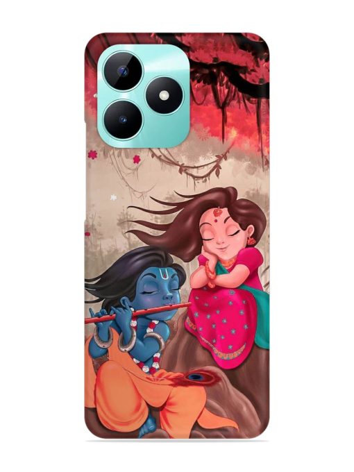 Radhe Krishna Water Art Snap Case for Realme C51