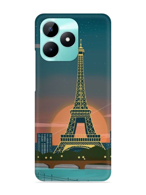 Scenery Architecture France Paris Snap Case for Realme C51 Zapvi