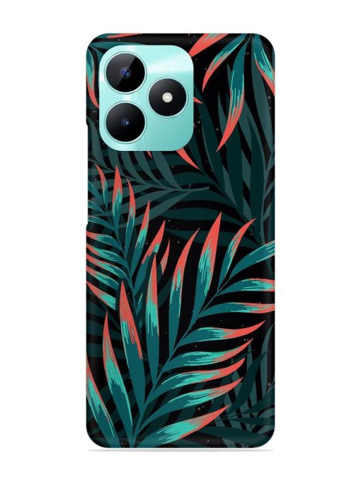 Green Leaf Art Snap Case for Realme C51