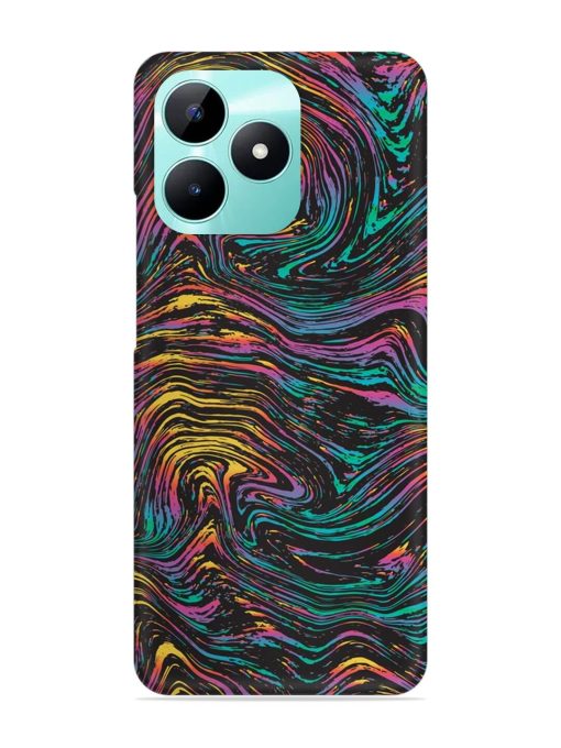 Abstract Liquid Colors Snap Case for Realme C51 Zapvi