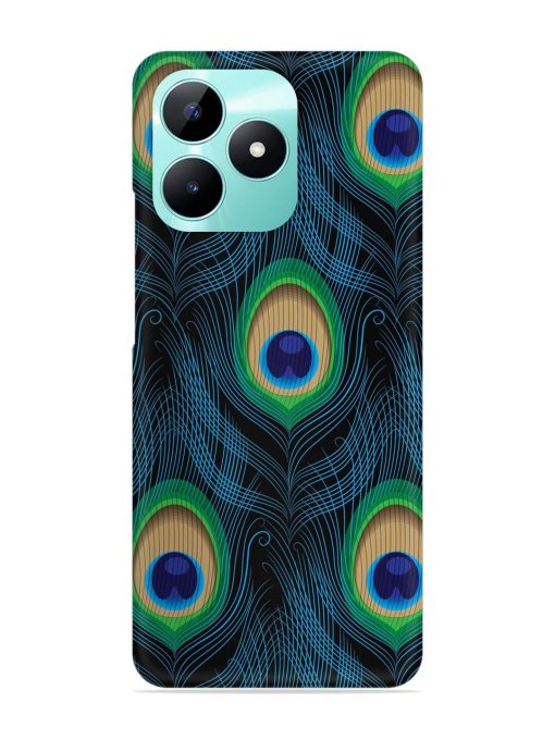 Seamless Pattern Peacock Snap Case for Realme C51 Zapvi