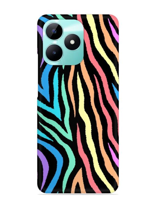 Colorful Abstract Zebra Snap Case for Realme C51