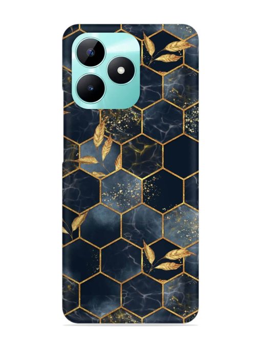 Marble Hexagon Seamless Snap Case for Realme C51