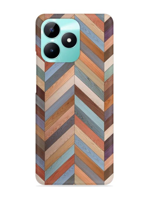 Seamless Wood Parquet Snap Case for Realme C51