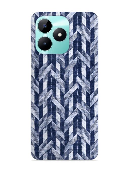 Abstract Herringbone Motif Snap Case for Realme C51 Zapvi