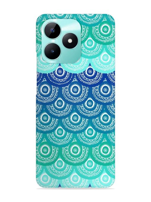 Ethnic Seamless Pattern Snap Case for Realme C51 Zapvi