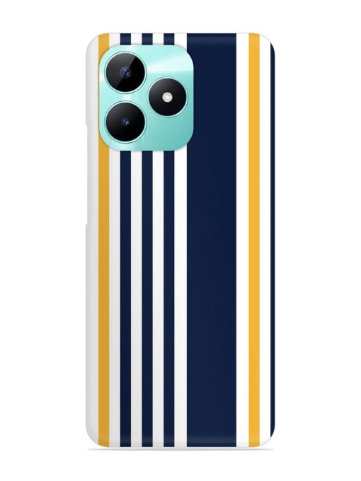 Seamless Stripe Pattern Snap Case for Realme C51 Zapvi