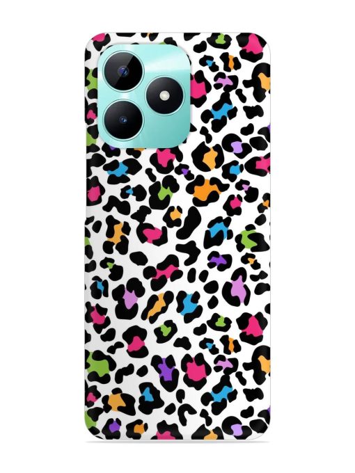 Seamless Leopard Pattern Snap Case for Realme C51 Zapvi