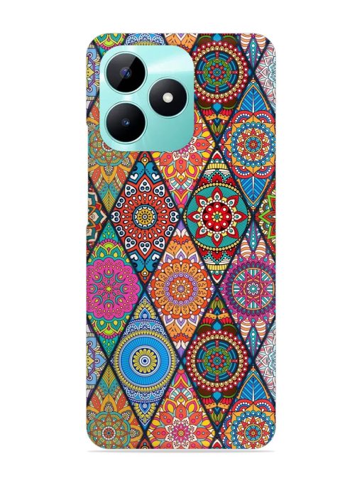 Seamless Tile Pattern Snap Case for Realme C51 Zapvi