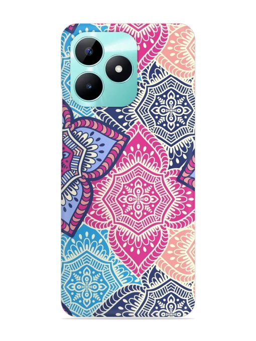 Ethnic Floral Seamless Snap Case for Realme C51 Zapvi