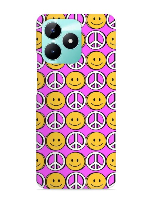 Smiley Face Peace Snap Case for Realme C51