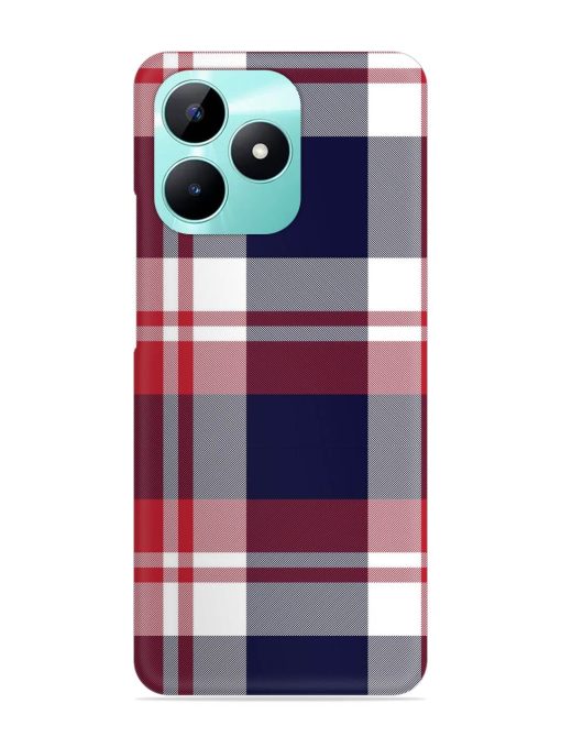 Classic Plaid Tartan Snap Case for Realme C51