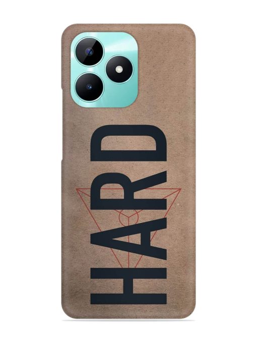 Hard Typo Snap Case for Realme C51