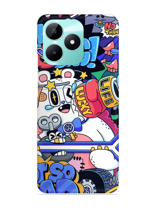 Universal Doodle Snap Case for Realme C51