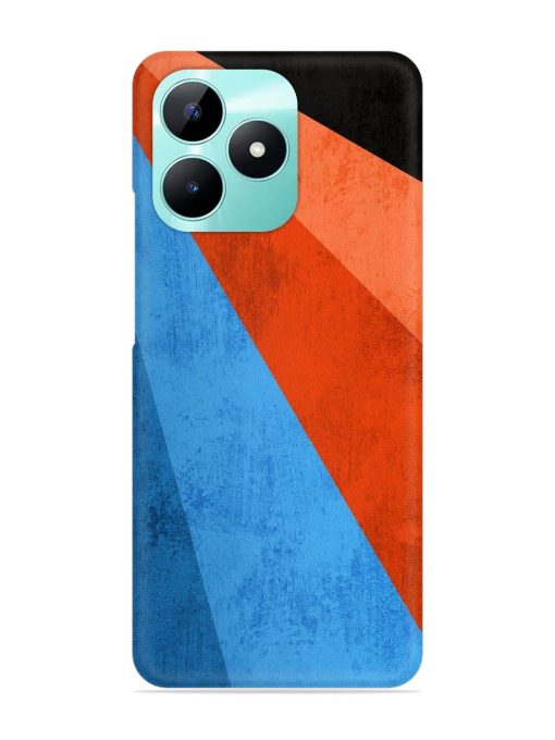 Modern Matte Abstract Snap Case for Realme C51