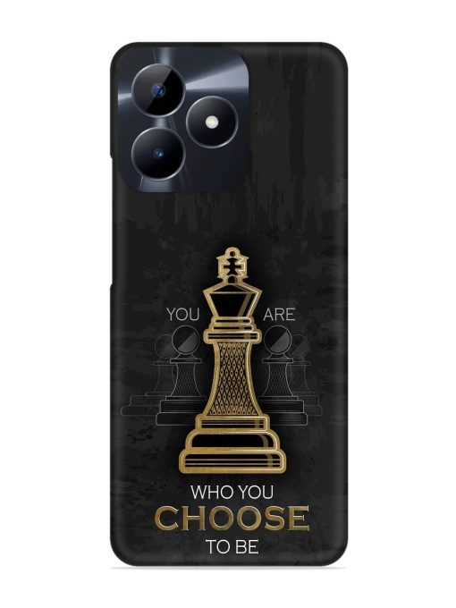 You Are Who Choose To Be Snap Case for Realme C53 Zapvi