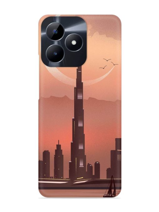 Landmark Burj Khalifa Snap Case for Realme C53 Zapvi