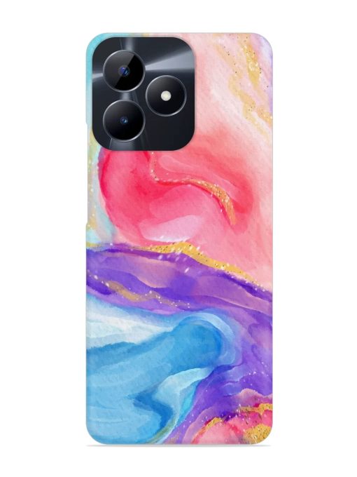 Watercolor Gradient Snap Case for Realme C53 Zapvi