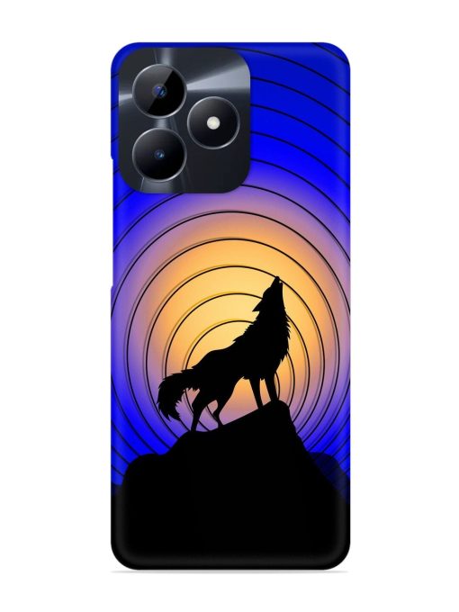 Fox Roaring Design Snap Case for Realme C53 Zapvi