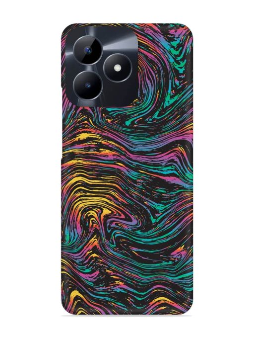 Abstract Liquid Colors Snap Case for Realme C53 Zapvi