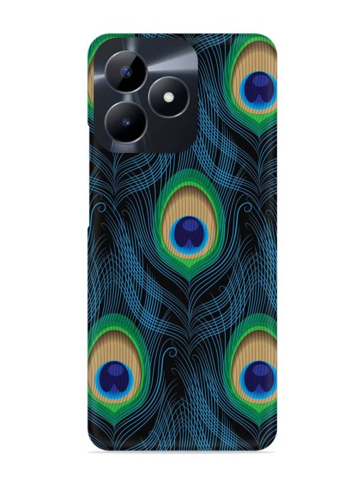 Seamless Pattern Peacock Snap Case for Realme C53 Zapvi