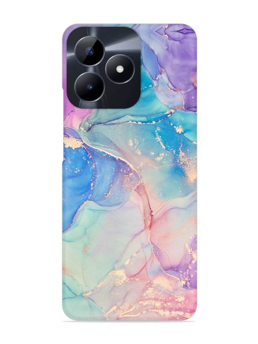 Alcohol Ink Colors Snap Case for Realme C53 Zapvi