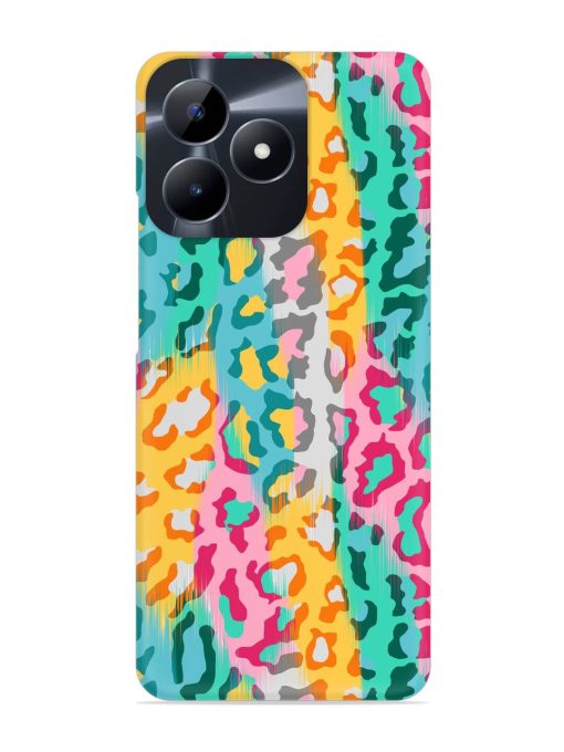 Seamless Vector Colorful Snap Case for Realme C53 Zapvi