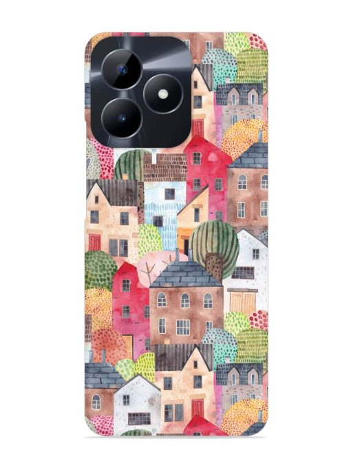 Abstract Seamless Pattern Snap Case for Realme C53 Zapvi