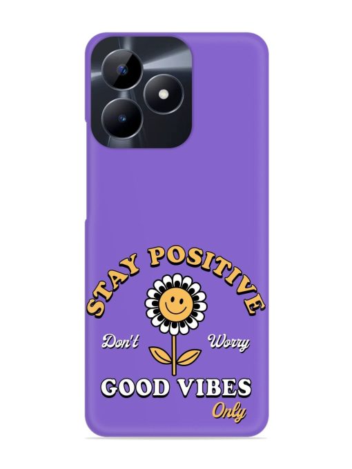 Retro Positive Flower Snap Case for Realme C53