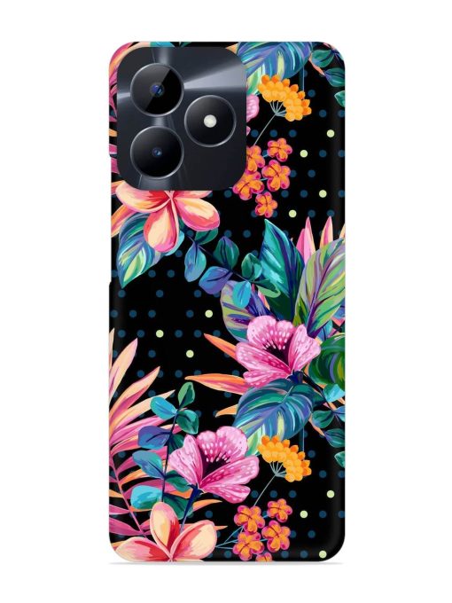 Seamless Floral Pattern Snap Case for Realme C53 Zapvi