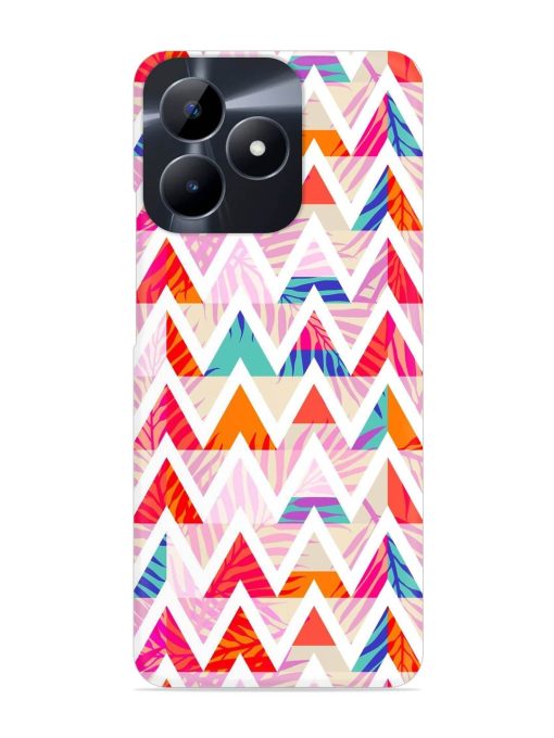 Abstract Triangle Background Snap Case for Realme C53