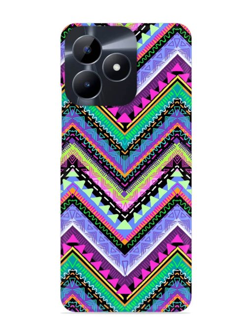 Tribal Aztec Print Snap Case for Realme C53 Zapvi