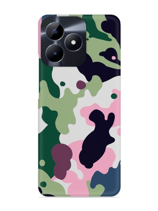 Seamless Funky Camouflage Snap Case for Realme C53 Zapvi