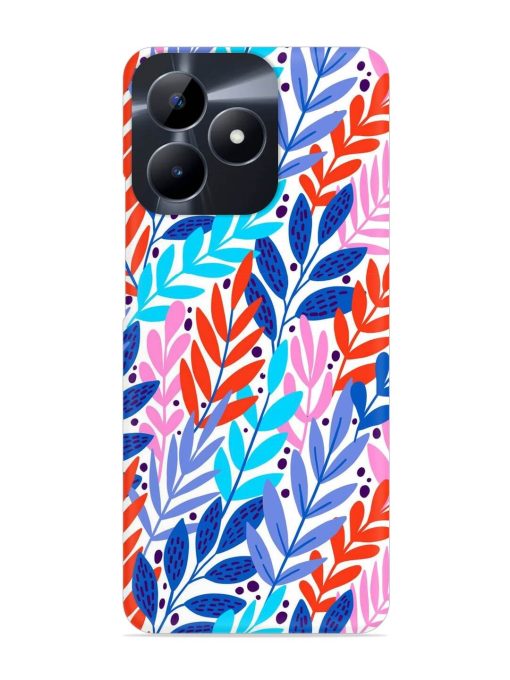 Bright Floral Tropical Snap Case for Realme C53