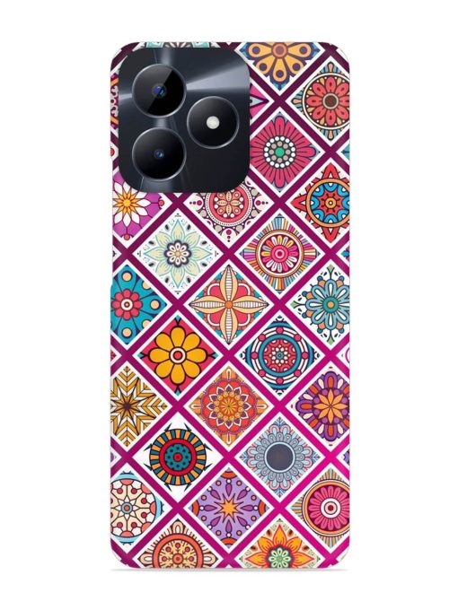 Seamless Tile Pattern Snap Case for Realme C53 Zapvi