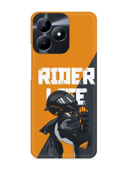 Rider Life Snap Case for Realme C53 Zapvi