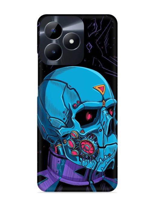 Skull Robo Vector Snap Case for Realme C53 Zapvi