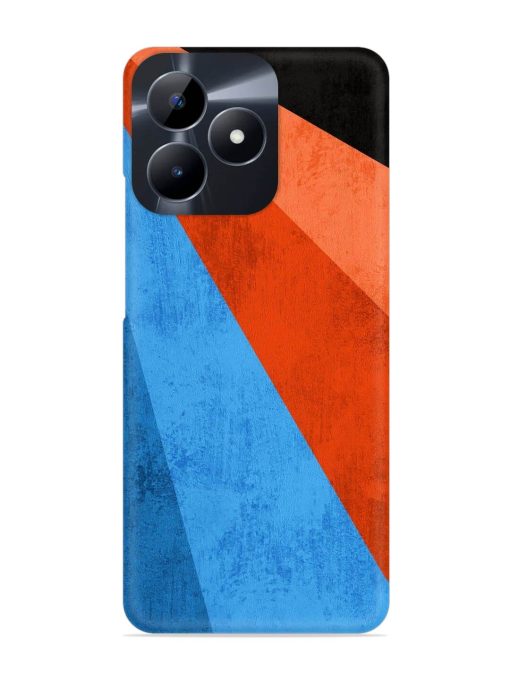 Modern Matte Abstract Snap Case for Realme C53 Zapvi