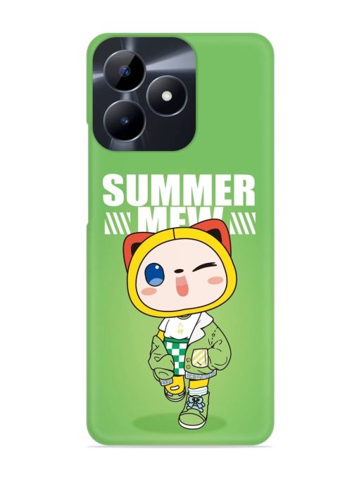 Summer Mew Snap Case for Realme C53 Zapvi