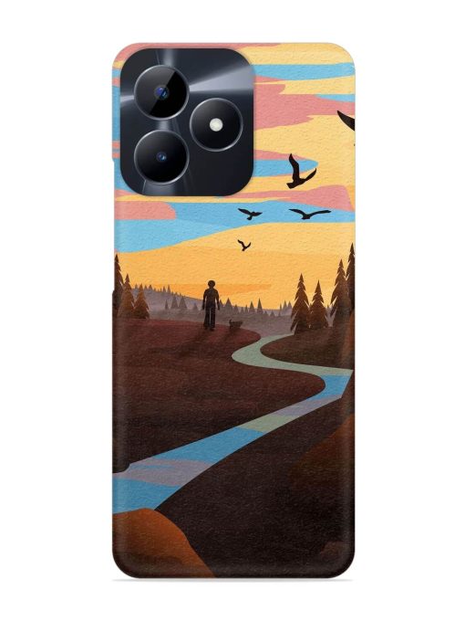 Natural Landscape Art Snap Case for Realme C53 Zapvi