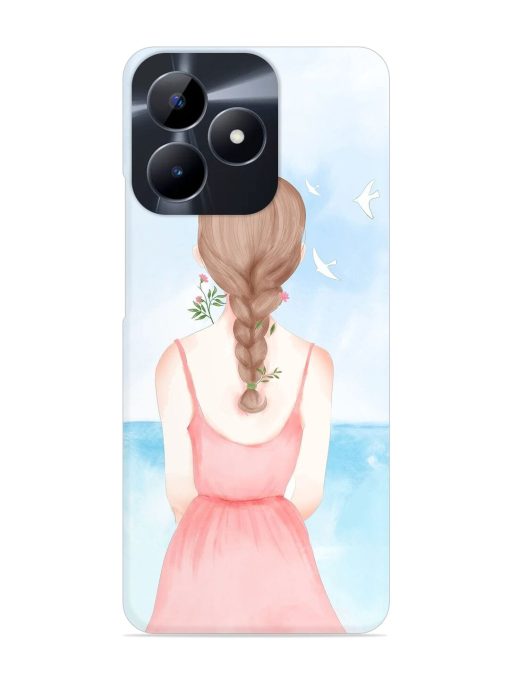 Watercolor Girl Vector Snap Case for Realme C53 Zapvi