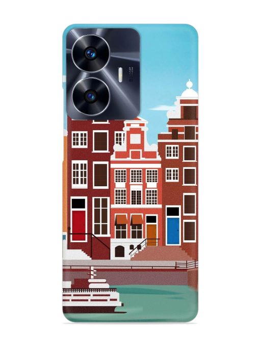 Scenery Architecture Amsterdam Landscape Snap Case for Realme C55 Zapvi