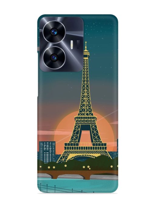 Scenery Architecture France Paris Snap Case for Realme C55 Zapvi