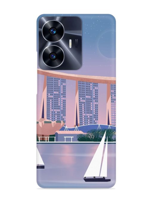 Singapore Scenery Architecture Snap Case for Realme C55 Zapvi