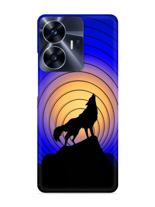 Fox Roaring Design Snap Case for Realme C55 Zapvi